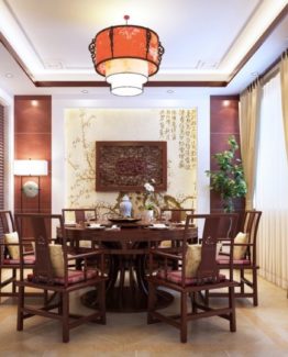 Interior-design-of-Chinese-dining-room